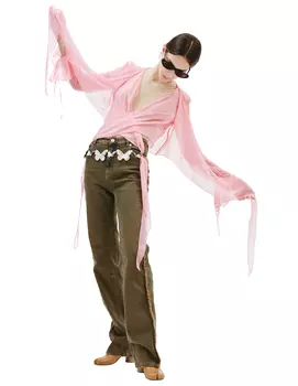 Pink Silk top