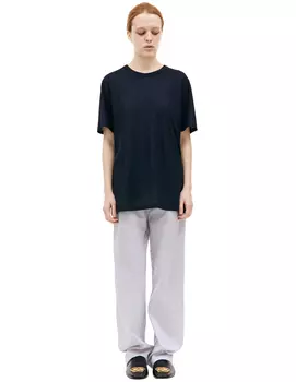 Navy blue cotton t-shirt