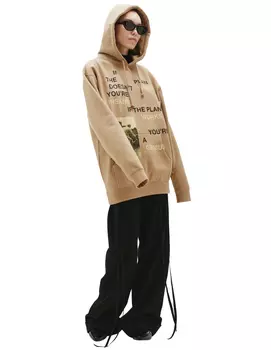 Printed Cotton Hoodie