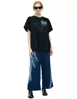 Printed cotton T-shirt