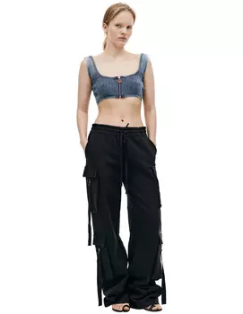 Black drawstring sweatpants