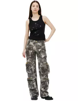 Camo cargo trousers