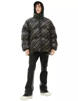 Пуховик Mastermind WORLD Rocky Mountain с монопринтом