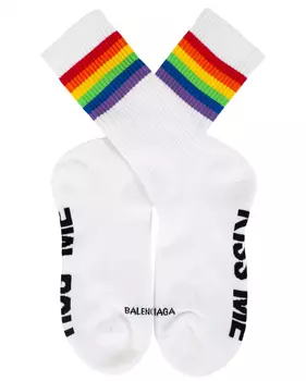 Белые носки Rainbow