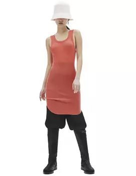 Red Viscose &amp; Cashmere Tank Top