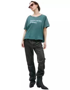 Ripped paint effect t-shirt