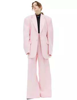 Розовый оверсайз пиджак