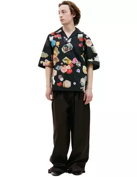 Flower printed shirt