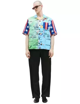 Рубашка в стиле пэчворк