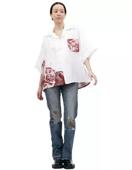 Шелковая рубашка Rat Palace