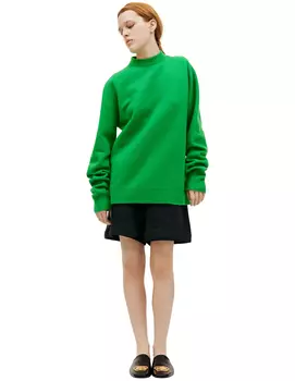 Green wool sweater