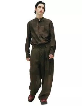 Широкие брюки-бананы