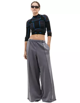 Широкие брюки из хлопка