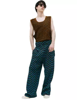 Широкие брюки на резинке