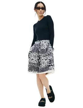 Шорты с монопринтом граффити