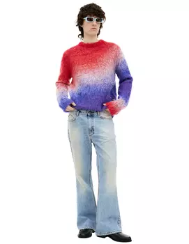 Slouchy jeans with seams