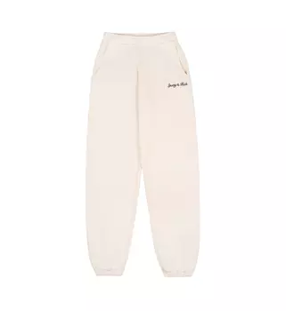 Спортивные брюки с вышивкой логотипа