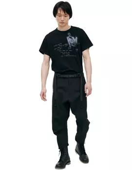 Straight trousers with studs