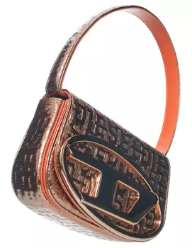 1DR shoulder bag with metallic monogram