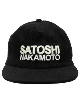 Corduroy cap with logo