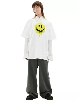 Белая хлопковая футболка