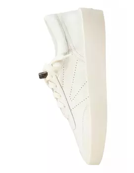 White Leather Tennis Sneakers