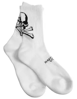 Белые носки с логотипом
