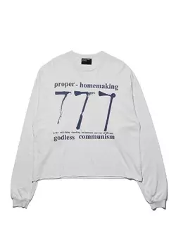 White longsleeve with print