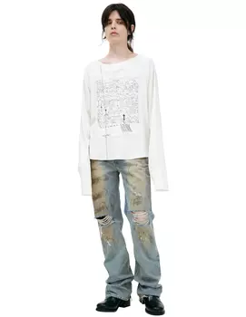 White patch longsleeve