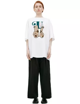 White printed T-shirt