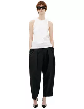 Белый топ из шелка