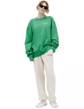 Зеленый свитшот с принтом LA Racquet