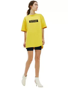 Желтая футболка We Make Noise