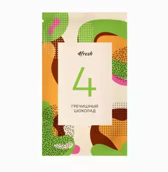 Шоколад белый гречишный 4fresh FOOD, 25 г