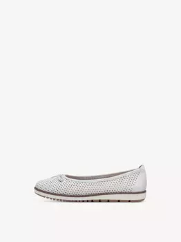Балетки женские Tamaris, Белый 41