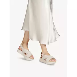 Босоножки на платформе кожаные