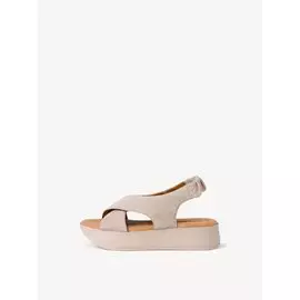 Босоножки на платформе кожаные