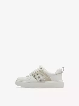 Ботинки на шнурках женские Tamaris, Белый комб. 41