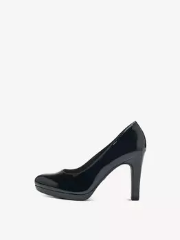 Лодочки женские Tamaris, Черный лаковый 40