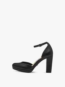 Лодочки женские Tamaris, Черный матовый 39