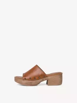 Мюли (клоги) кожаные