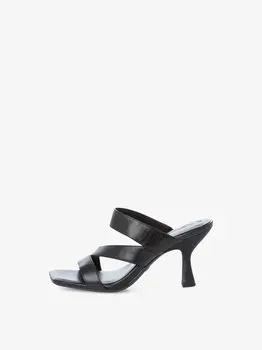 Мюли кожаные