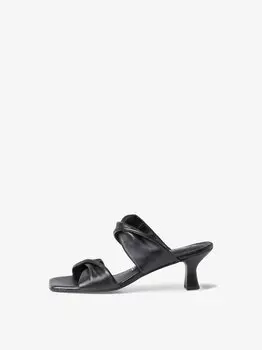 Мюли кожаные