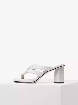 Мюли кожаные