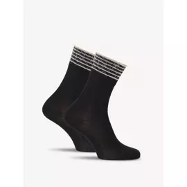 Носки с манжетой из пряжи