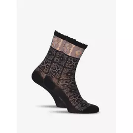 Носки с полупрозрачным рисунком