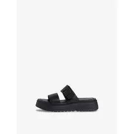 Пантолеты на платформе кожаные