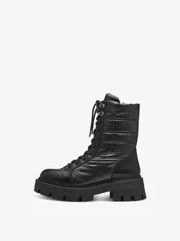 Полусапоги женские Tamaris, Черный комб. 40