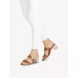 Мюли кожаные