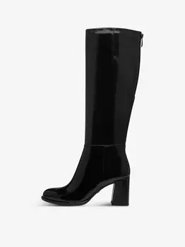 Сапоги женские Tamaris, Черный лаковый 40